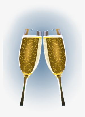 Clipart Library Library New Year Champagne Glasses - Clip Art