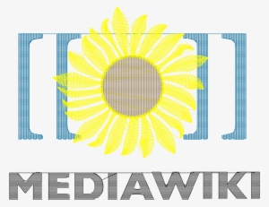 Mediawiki Logo Reworked Embroidery Satin Stitches - Graphic Design