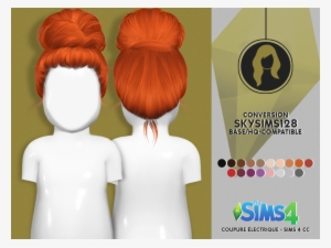 Hallowsims Skysims128 > Characteristics - Sims 4 Kid Curly Hair Cc