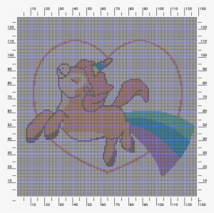 I Can Print This Off With My Stitches And Rows Numbered - Plot