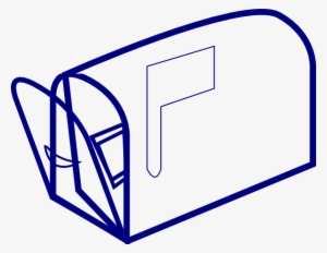 Blue Clear Mailbox Svg Clip Arts 600 X 464 Px