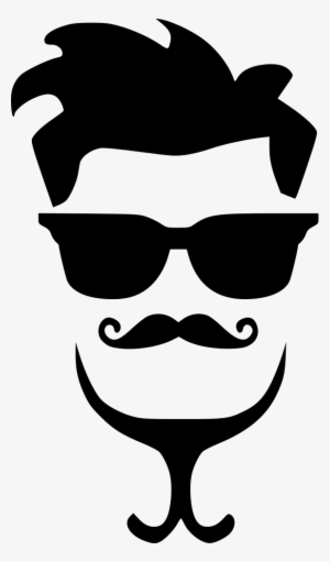 Gay Hipster Man Hair Fasion Style Glasses Comments - Hair Style Png File Package Download