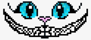 Cheshire Cat Pixel Art - Alice In Wonderland Pixel Art