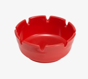 4" Diameter Red Ashtray