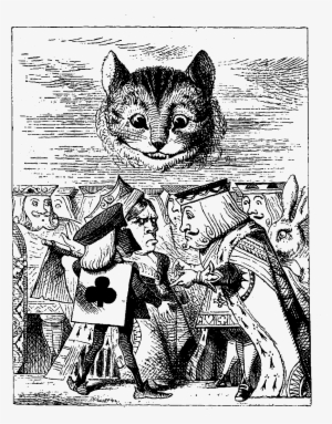 Alice In Wonderland Illustrations Cat - Cheshire Cat Alice's Adventures In Wonderland