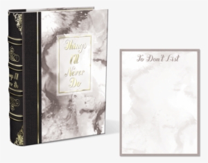 Never Do Book Box Note Paper - Perfume