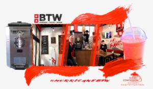 Hurricane Burgers Tacos Wings Main Image With Slices - Fast Food