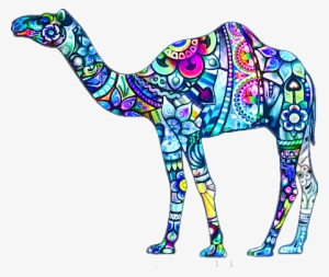 Yellow Camels Tribal Design