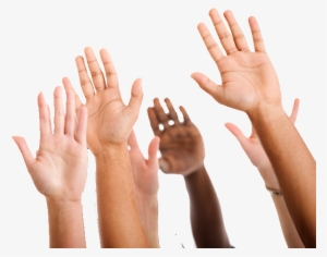 Raised Hands Png Download