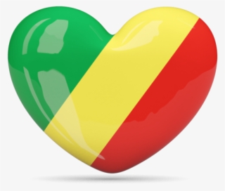 Congo Flag Heart