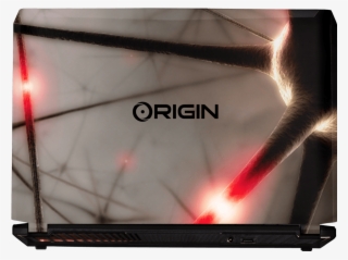 Back View Of New Eon15-s With Custom Painted Neurons - Laptop Paint Origin Pc