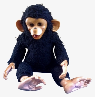 Vintage Gund Rubber Face Monkey Sleeping Eyes Life