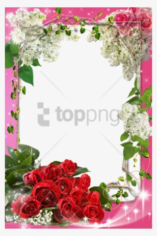 Free Png Flower Frame Photoshop Png Image With Transparent - Flower Frame Png