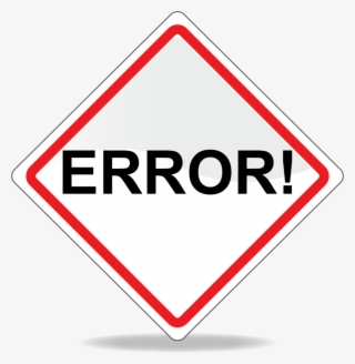Error Message - Traffic Sign