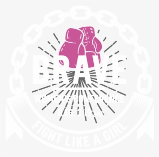 Wof180718 Brave Fight Like A Girl Logo - Illustration