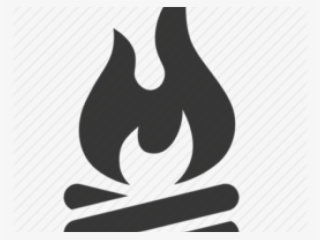 Campfire Clipart Icon - Emblem