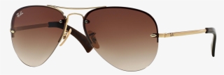 Ray-ban Sunglasses Png Transparent Image - Dolce And Gabbana 2075 Gold Sunglasses