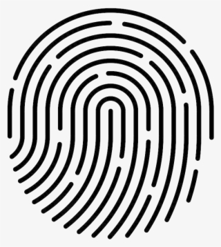 Be Unique - Transparent Finger Print Vector