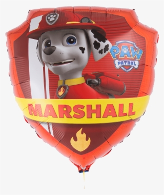 Paw Patrol Supershape Shield Marshall - Paw Patrol Marshall Png