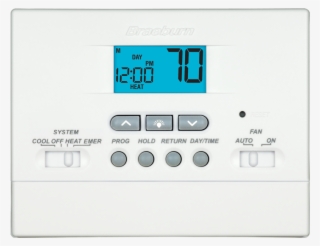Builder Model 2200nc Thermostat - Braeburn Thermostat How To Set