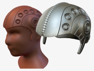 Helmet Extracted From Layer 1 Of Head Bust - Gadget