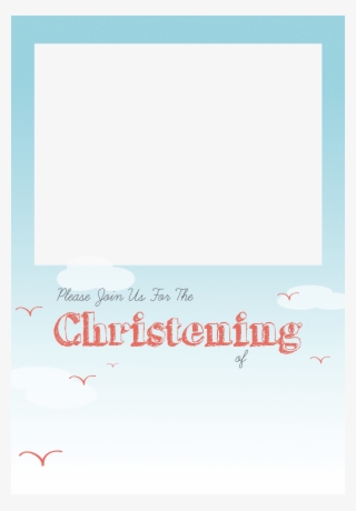 All Smiles Free Printable Christening Template Greetings - Christening Invitation Template Png
