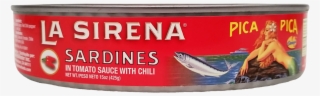 La Sirena Sardine Hot Tomate Sauce Oval 15 Oz - Sirena Sardines