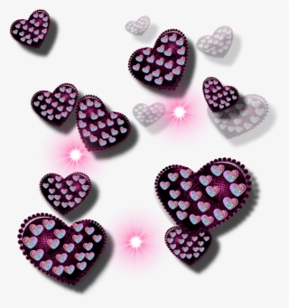 Purple Hearts - Heart