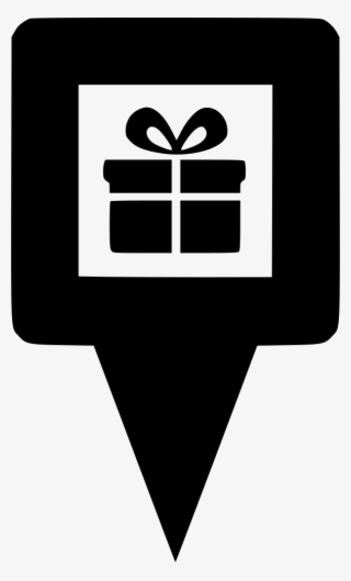 Map Pin Place Gift Prize Box Comments - Rupee Image In Png