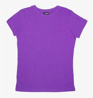 Womens Tshirt Purpl - Active Shirt