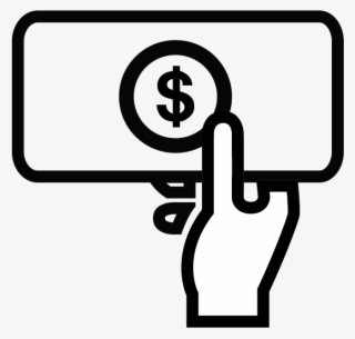 Black Dollar Sign Money Icon - Expense Icon Png White