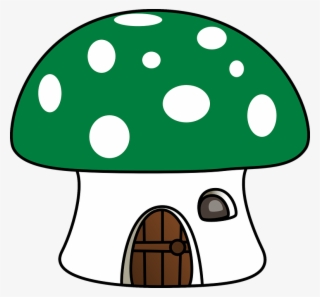 Mushroom Fly Agarnic House - Mushroom House Clipart