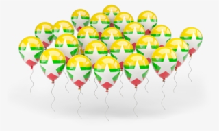 Myanmar Flag Ballloon Png