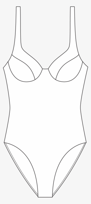 Comfortable High Back Wire One Piece - Maillot