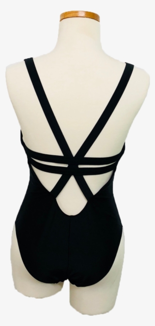 Women's Strappy Front One Piece Swimsuit - Mannequin