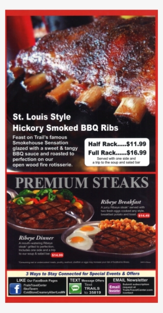 Iron Skillet & Skol Tavern Menu - Spare Ribs
