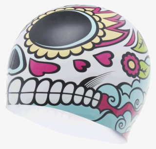 Tyr La Vengadora Silicone Adult Swim Cap - Skull