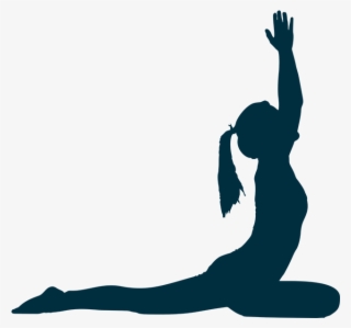 Hatha - Yoga Poses Silhouette Png