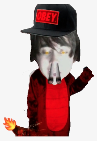 Demonic Leafy - Leafyishere Meme - 495x720 PNG Download - PNGkit