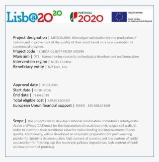 Number 3399), Which Investigate Novel Applications - Portugal 2020