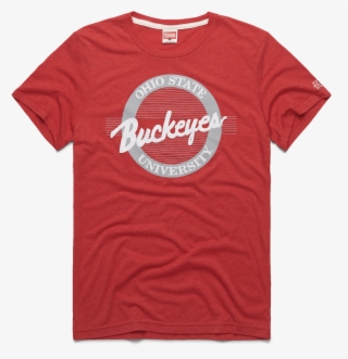 Retro Ohio State University Osu Buckeyes Vintage Inspired - Camiseta Roja Levis
