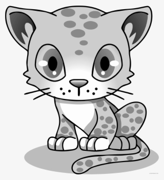 Leopard Clipart - Amur Leopard Drawing Easy