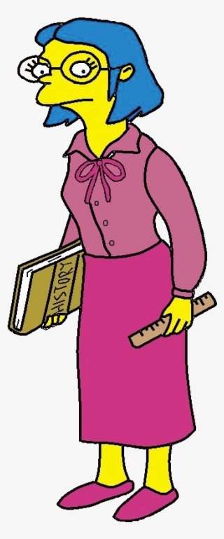 Elizabeth Hoover Blue Hair The Simpsons Show, Simpsons - Simpsons Characters With Blue Hair