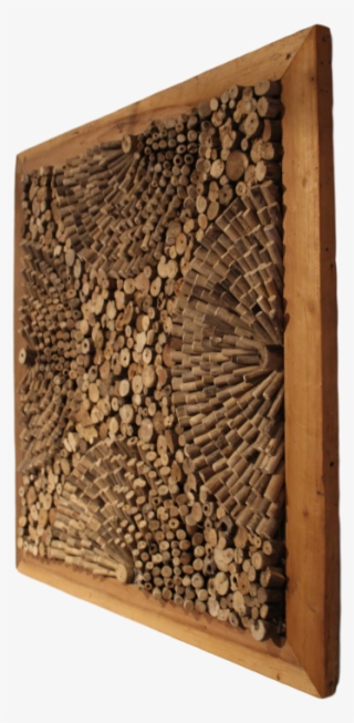 Wall Decoration 3d Effect - Hout Wanddecoratie