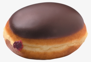 Chocolate Iced Raspberry Filled Doughnut From Krispy - Krispy Kreme Chocolate Cream