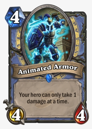 Animated Armor Card - Hearthstone Card