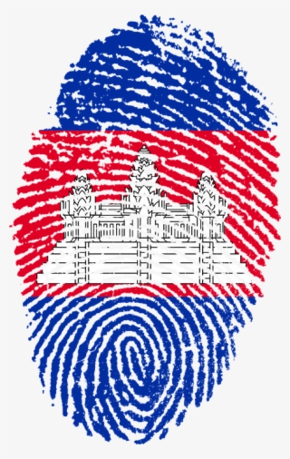 Cambodia, Flag, Fingerprint, Country, Pride, Identity - Bangladesh Flag Fingerprint