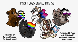 Fursona Pins - Cartoon