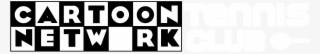Cartoon Network Tennis Club Logo Black And White - Cartoon Network