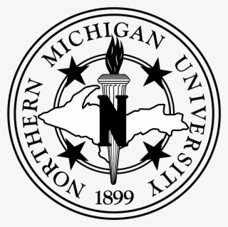 Northern Michigan University Logo Black And Ahite - Northern Michigan University Seal